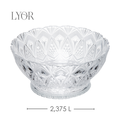 Conjunto 7 Peças para Sobremesa King Vidro - Lyor