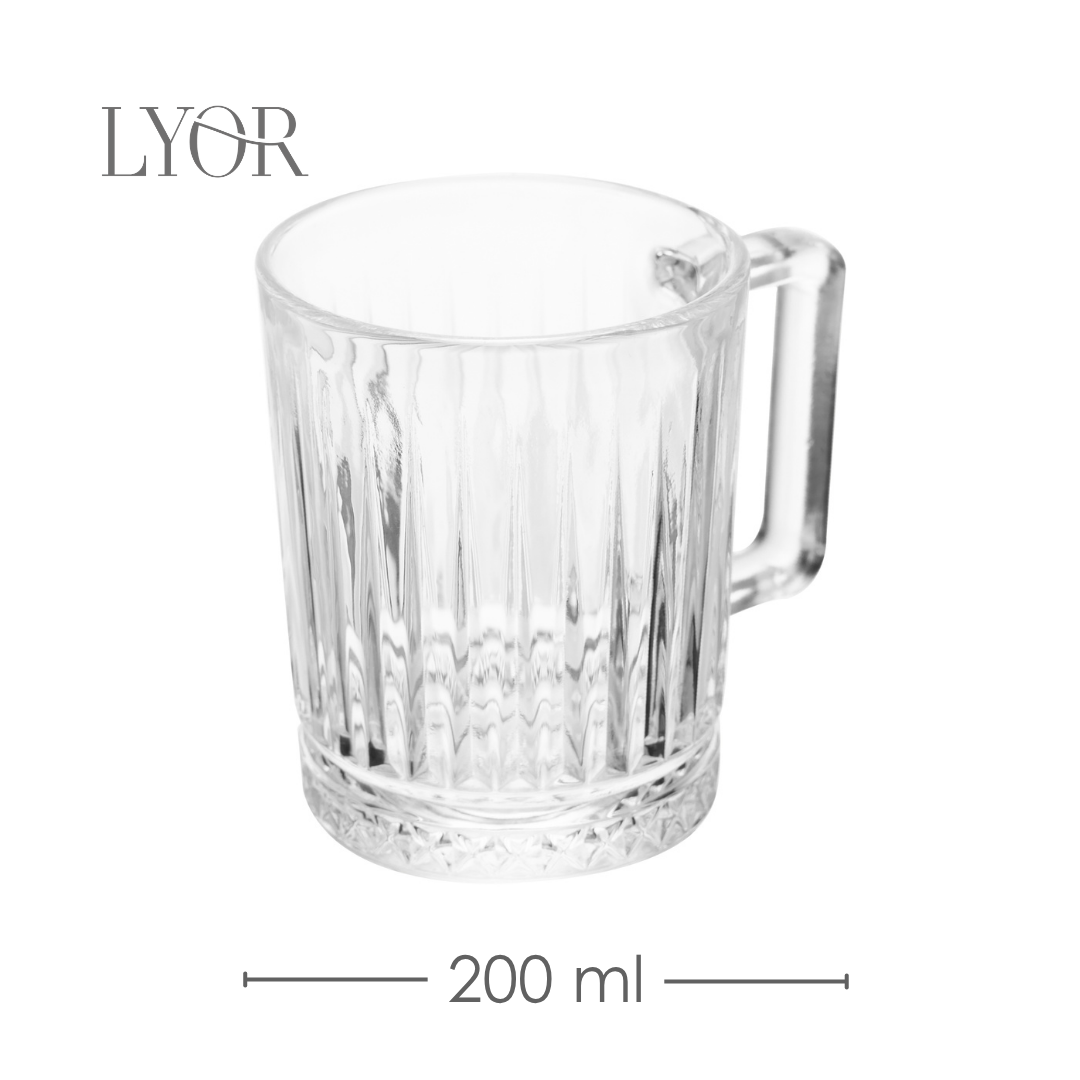 Xícara de Chá Deli Diamond 200ml Cristal Ecológico - Lyor