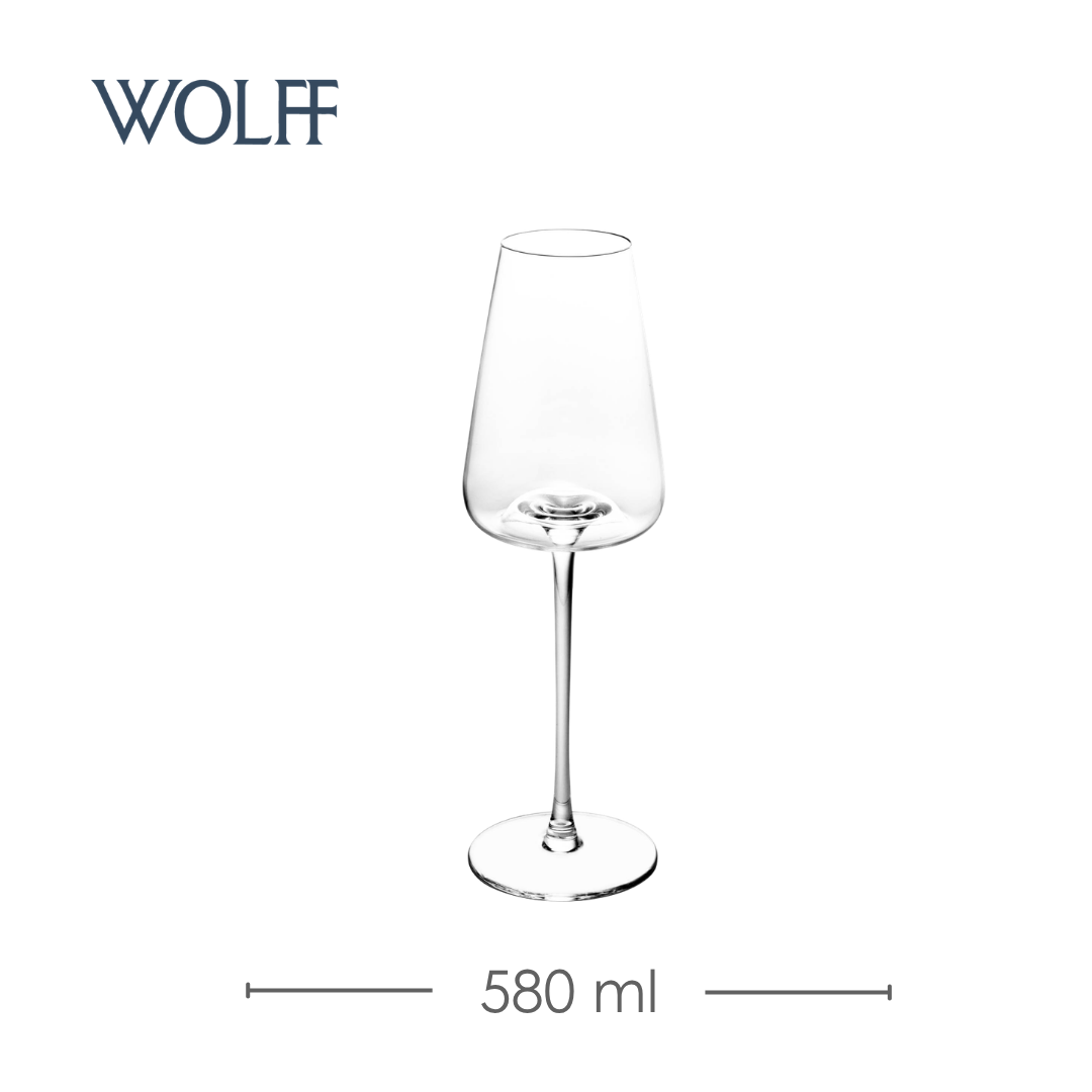 Conjunto 2 Taças de Vinho de Cristal Ecológico Scintillans Veritas 300ml - Wolff