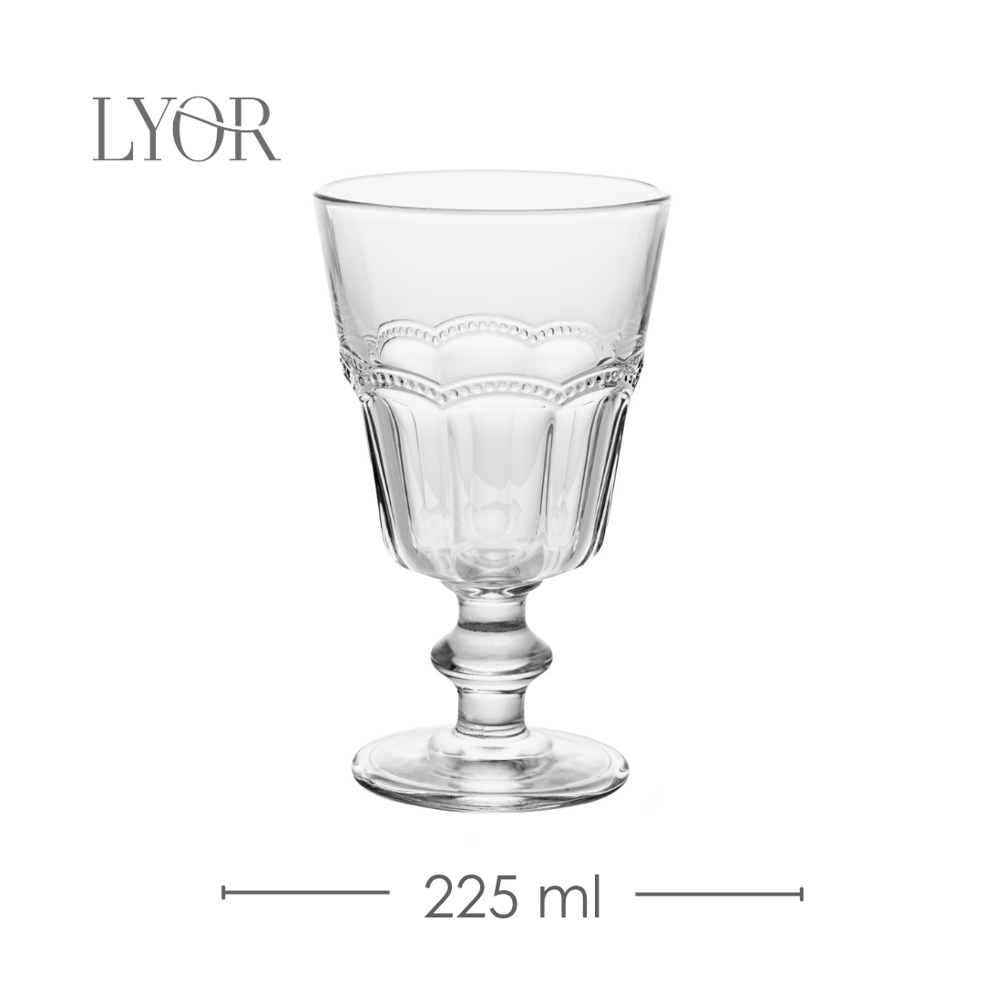 Taça de Água Belle Epoque 225ml Vidro - Lyor