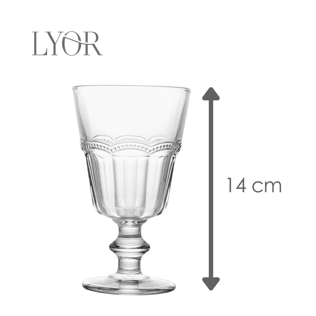 Taça de Água Belle Epoque 225ml Vidro - Lyor