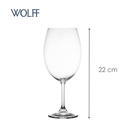 Taça de Degustação de Vinho de Cristal Ecológico Bohemia Sommelier 580ml - Lyor
