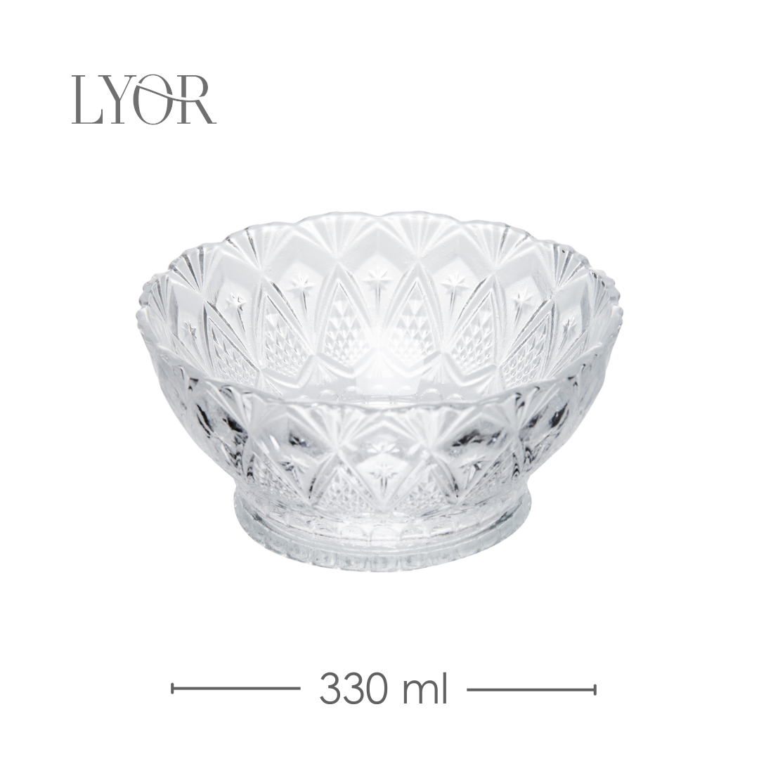 Conjunto 7 Peças para Sobremesa King Vidro - Lyor