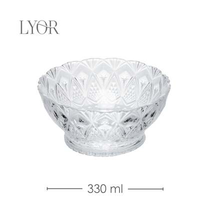Conjunto 7 Peças para Sobremesa King Vidro - Lyor