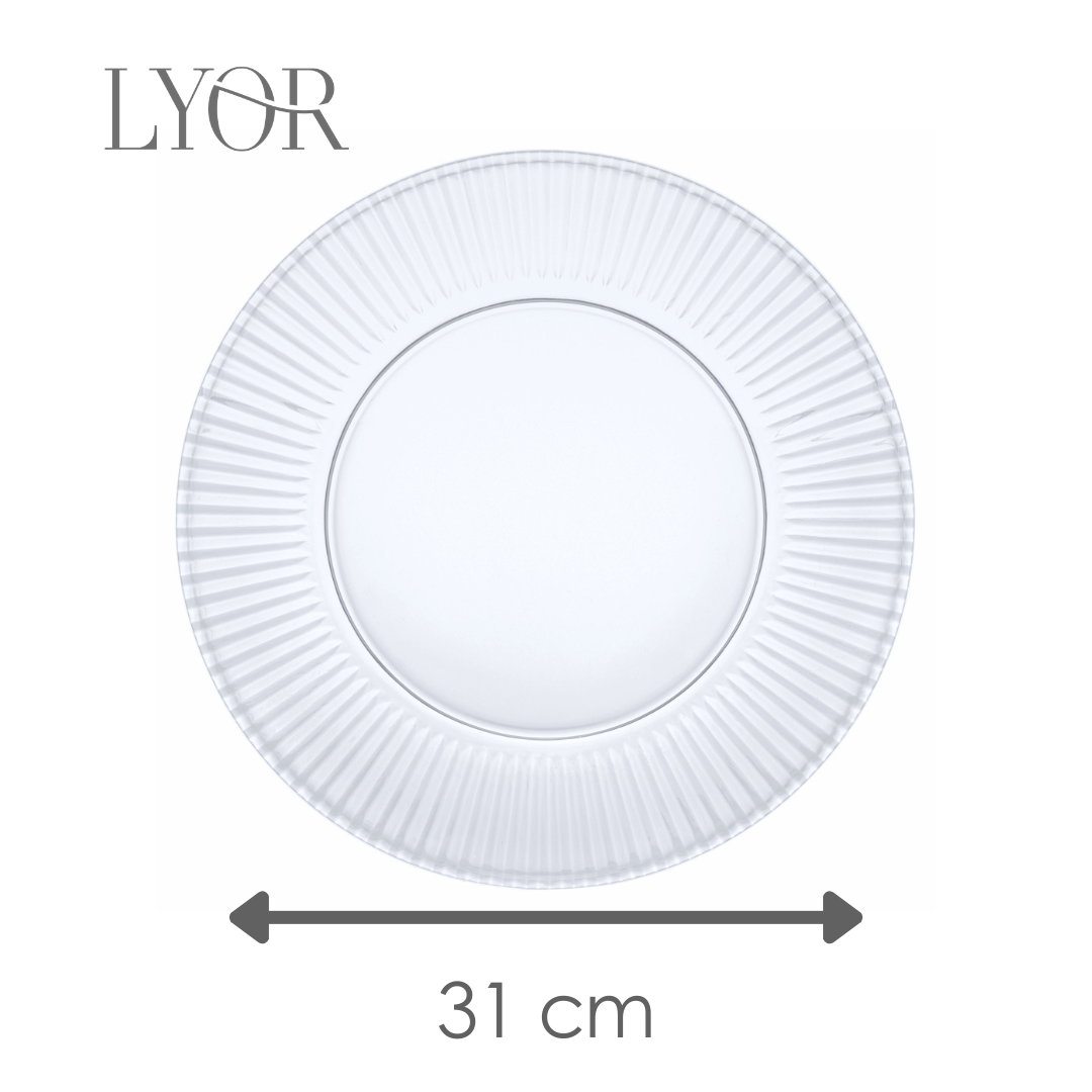 Sousplat de Cristal Renaissanc - Lyor