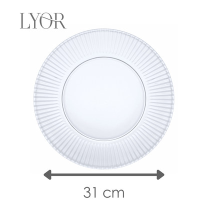 Sousplat de Cristal Renaissanc - Lyor