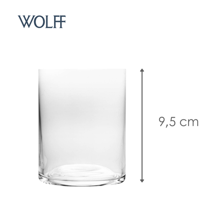 Conjunto 4 Copos para Whisky de Cristal Ecológico Pure Veritas 270ml - Wolff