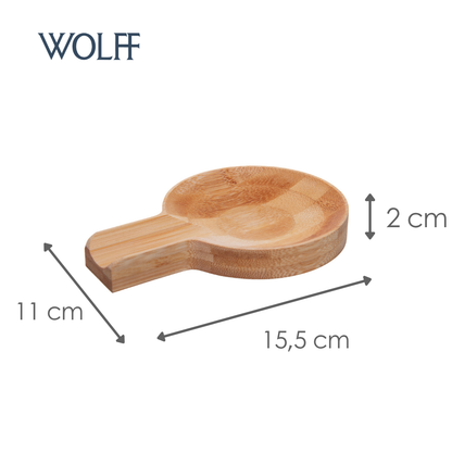 Descanso para Colher 15,5cm x 11cm x 2cm Bambu - Wolff