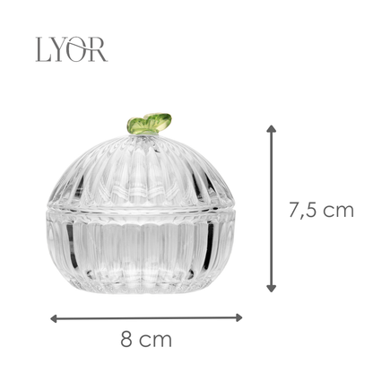 Porta Joias Fairy Butterfly 8cm x 7cm Cristal - Lyor (SORTIDO)