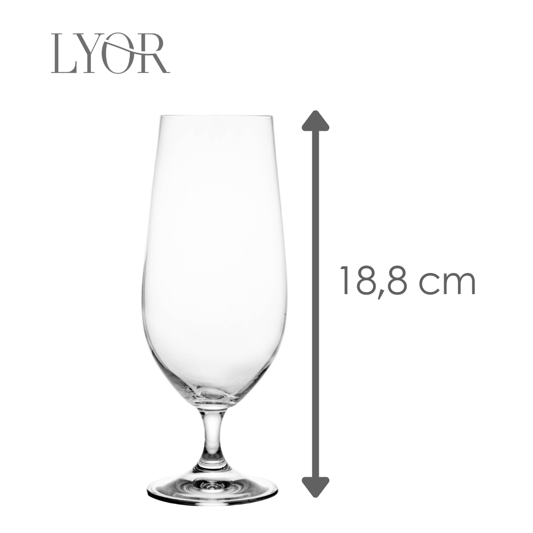 Taça de Degustação de Cerveja de Cristal Ecológico Bohemia Sommelier 400ml - Lyor