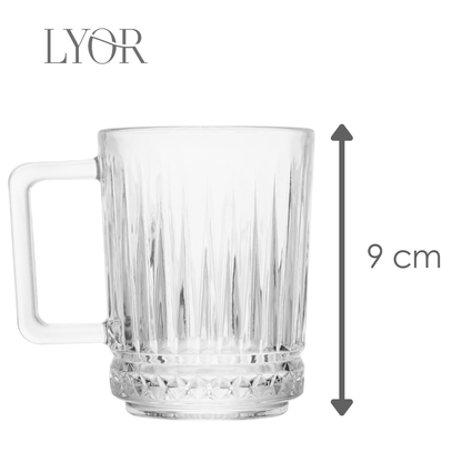 Xícara de Chá Deli Diamond 200ml Cristal Ecológico - Lyor