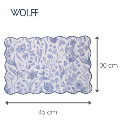 Jogo americano Serenity 30cm x 45cm Poliester - Wolff