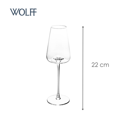 Conjunto 2 Taças de Vinho de Cristal Ecológico Scintillans Veritas 300ml - Wolff
