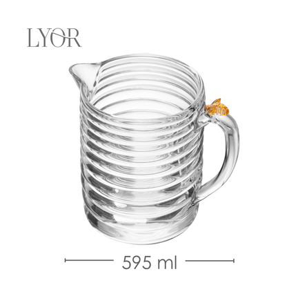 Leiteira Little Bee 595ml Cristal - Lyor