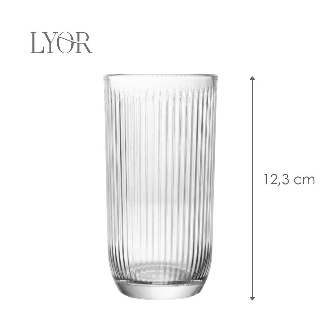 Copo Alto Canelle 233ml Vidro - Lyor