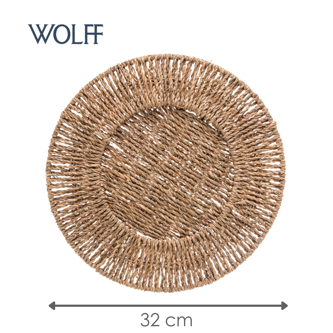 Sousplat de Sisal 32cm - Wolff