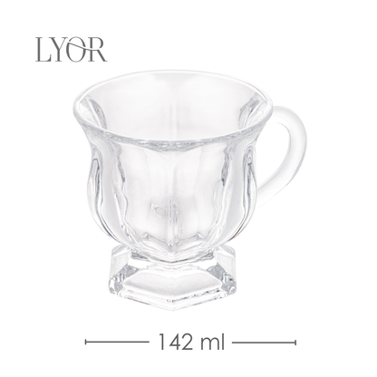 Xícara de Cristal Arcade 142ml - Lyor