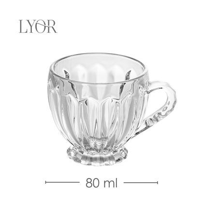 Xícara Renaissance 80ml Cristal Ecológico - Lyor