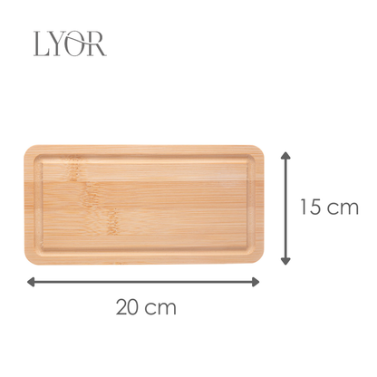 Tábua de Bambu Hire 20cm x 10cm x 1cm - Lyor