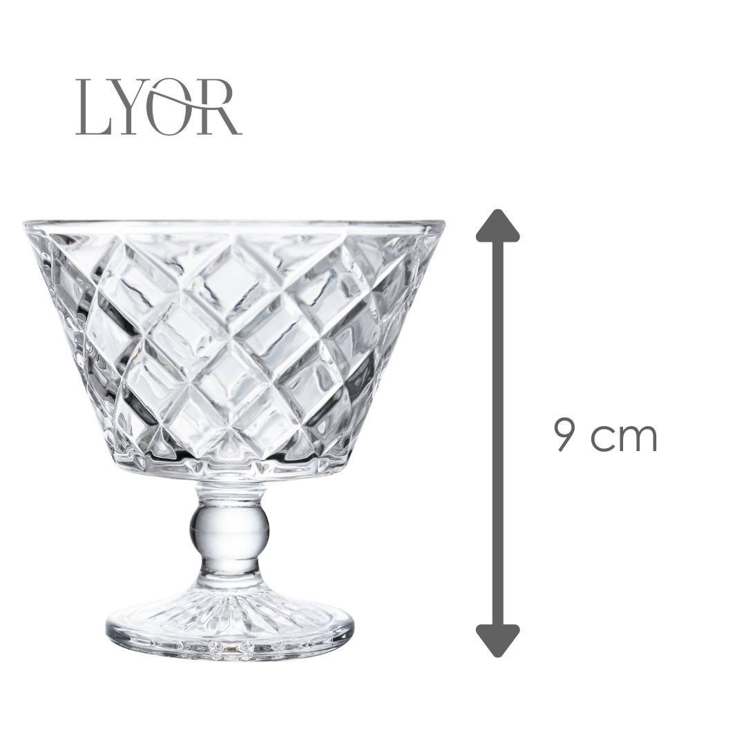Taça de Sorvete Diamante 160ml Cristal Ecológico - Lyor