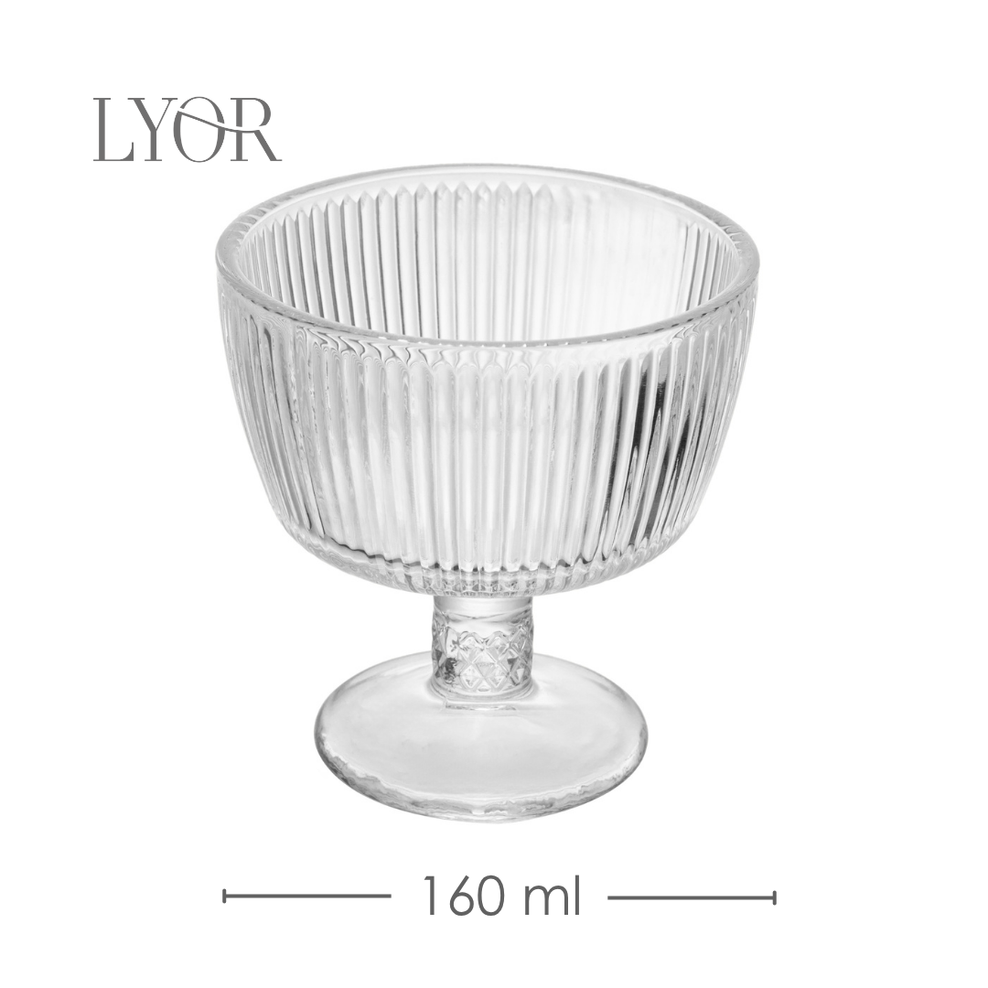 Taça de Sobremesa Dora 160ml Cristal Ecológico - Lyor