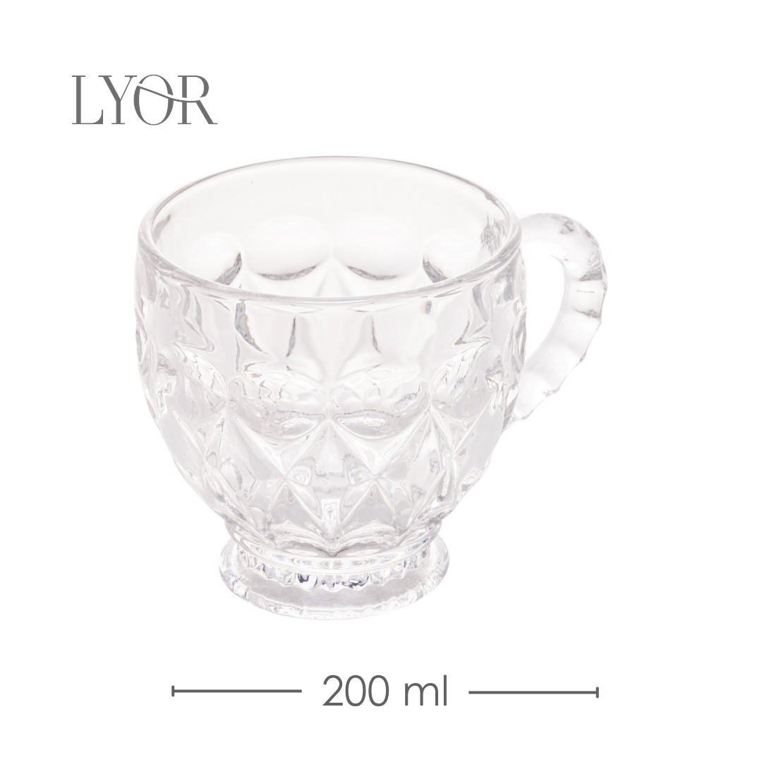 Xícara de Cristal Lile 200ml - Lyor