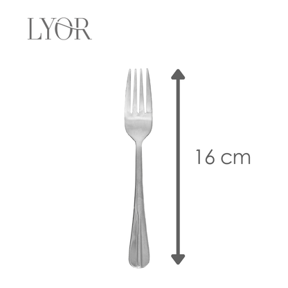 Garfo para Sobremesa Positano 16cm Aço Inox - Lyor