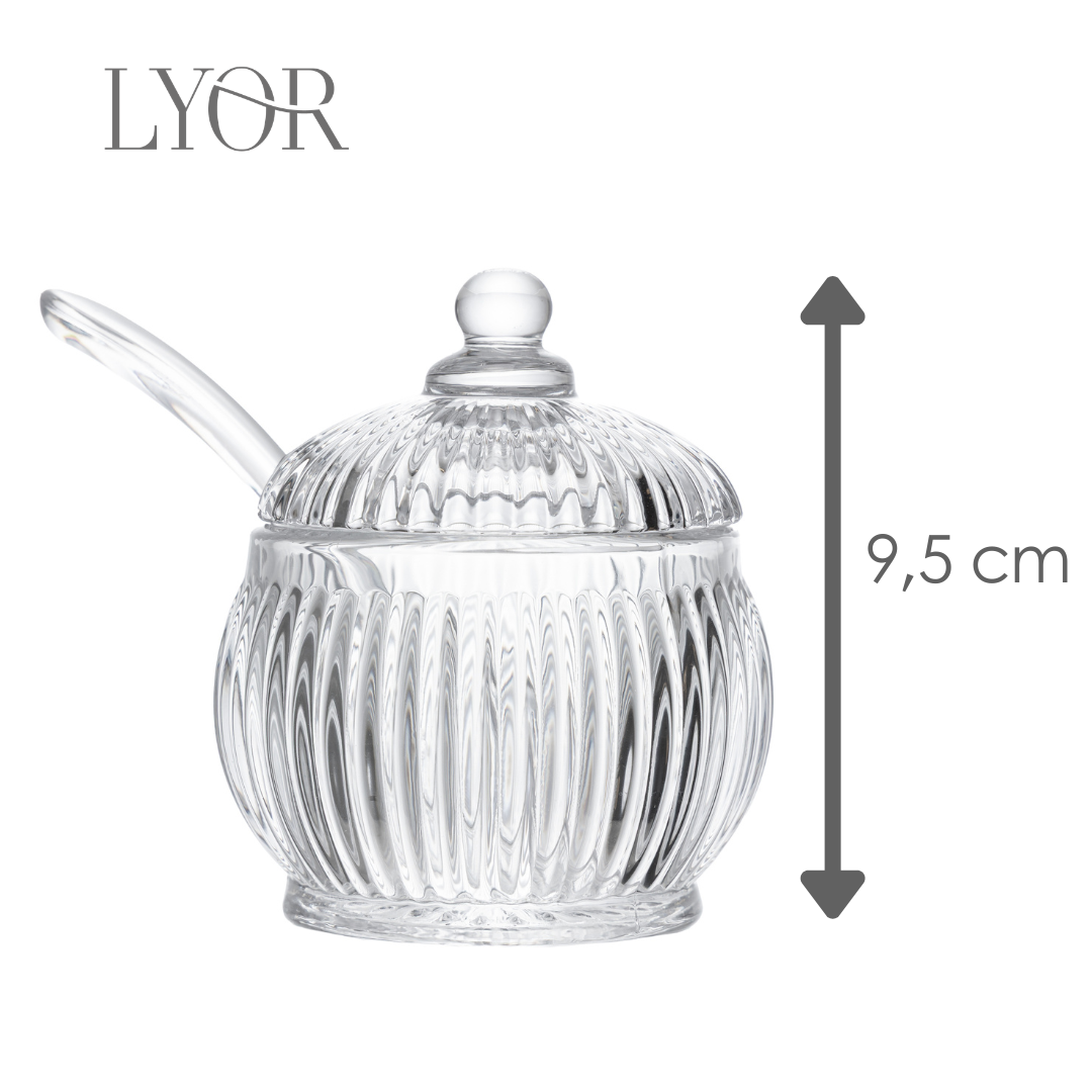 Açucareiro Renaissance 130ml Cristal - Lyor