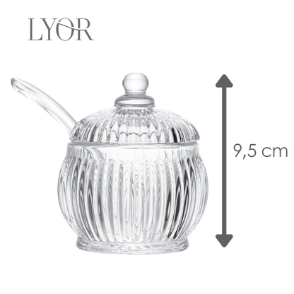 Açucareiro Renaissance 130ml Cristal - Lyor