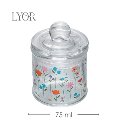 Pote Estação das Flores 75ml Vidro - Lyor