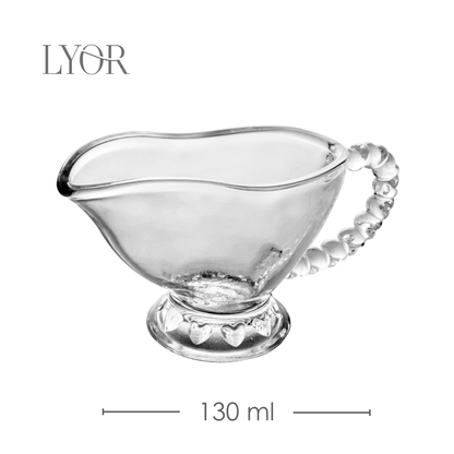 Molheira de Cristal Coração 15,5cm x 6cm x 8cm- Lyor