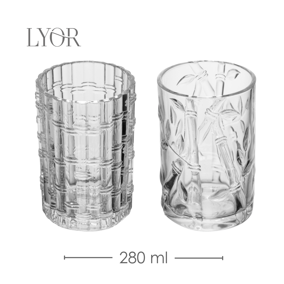 Conjunto 7 Peças Jarra Kona com 6 Copos 1L/280ml Cristal Ecológico - Lyor
