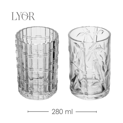 Conjunto 7 Peças Jarra Kona com 6 Copos 1L/280ml Cristal Ecológico - Lyor