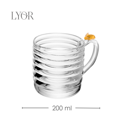 Caneca Little Bee 200ml Cristal Ecológico - Lyor