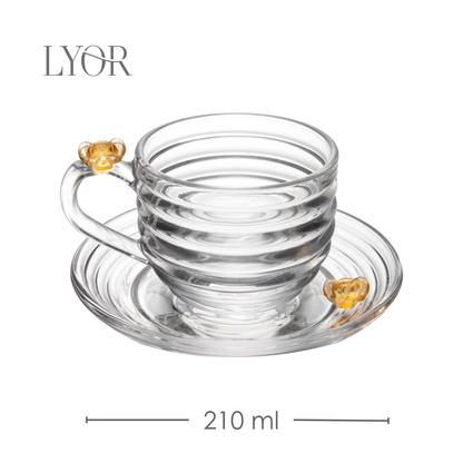 Xícara Chá Little Bee 200ml Cristal Ecológico - Lyor