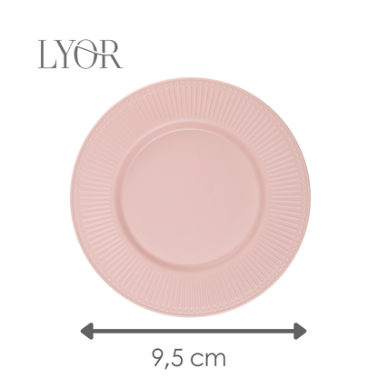 Prato para Sobremesa Aveline 20cm Bege Melamina - Lyor