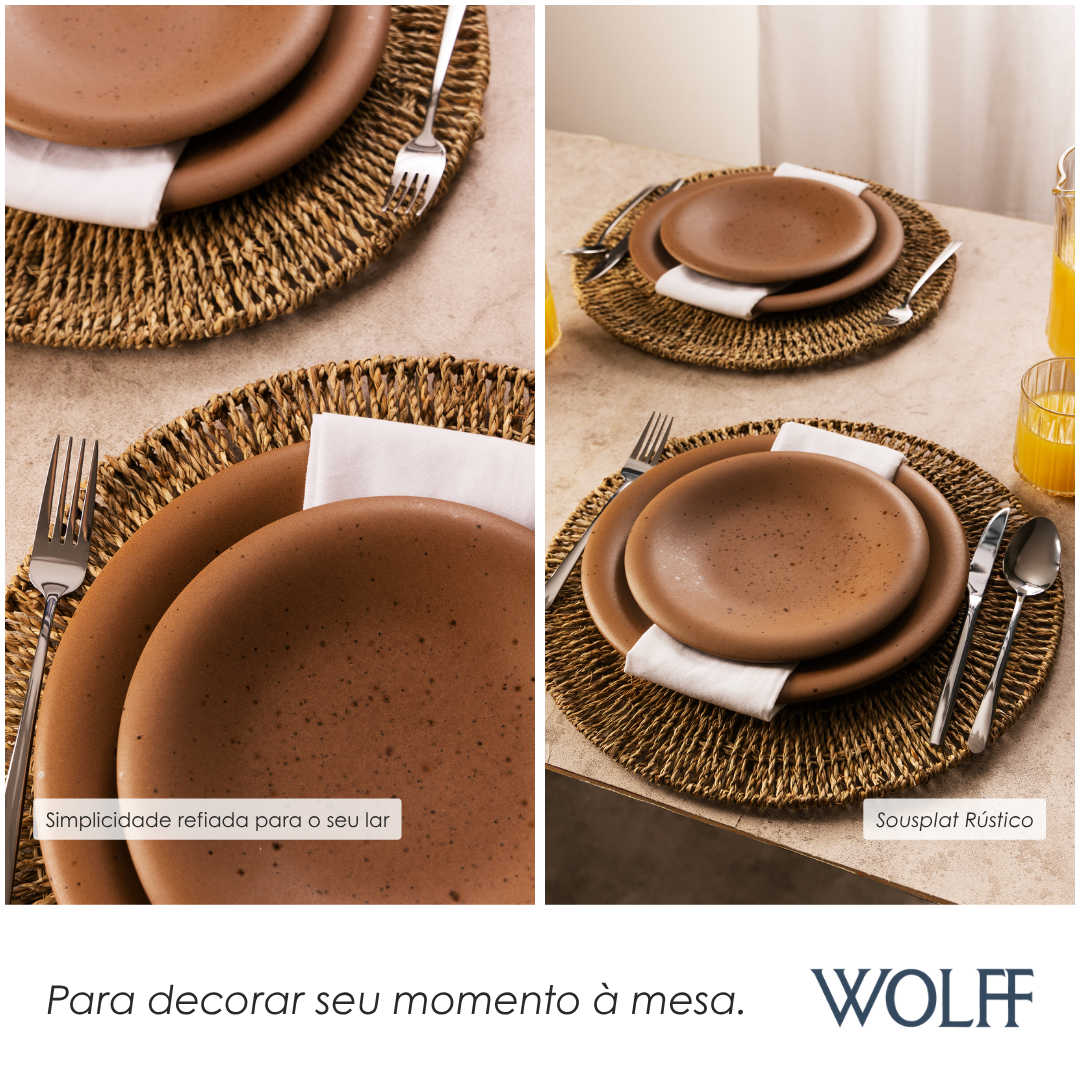 Sousplat de Sisal 38cm - Wolff