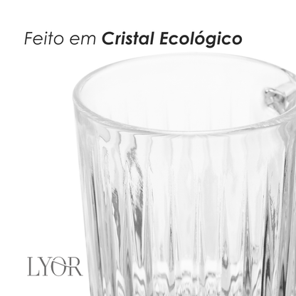 Xícara de Chá Deli Diamond 200ml Cristal Ecológico - Lyor
