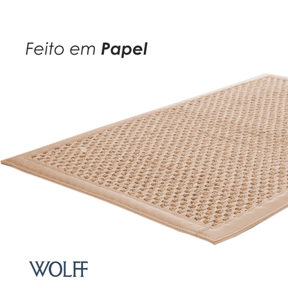 Lugar Americano com Borda Nobre 30cm x 45cm Papel - Wolff