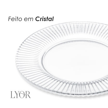 Sousplat de Cristal Renaissanc - Lyor