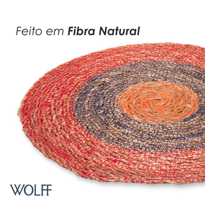 Jogo Americano de Fibra Natural Colorido 37cm Wolff