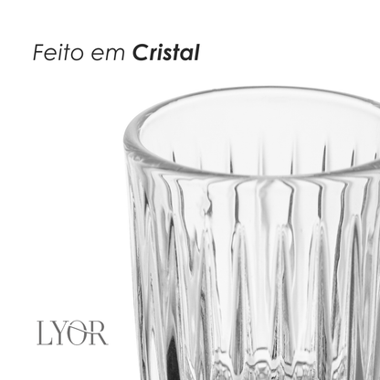 Copo para Shot Deli Diamante 60ml Cristal - Lyor