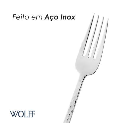 Faqueiro 16 Peças de Aço Inox Veneza - Wolff
