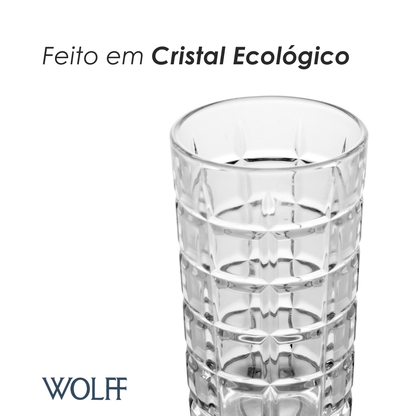 Copo Alto Brooklyn 350ml Cristal Ecológico - Wolff