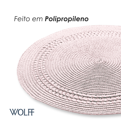 Jogo Americano de Polipropileno Pink 38cm - Wolff
