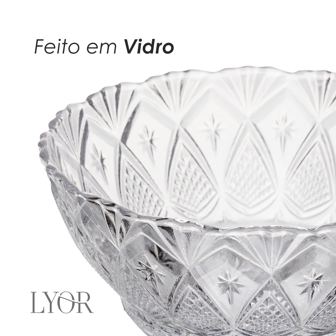 Conjunto 6 Bowls de Vidro King - Lyor