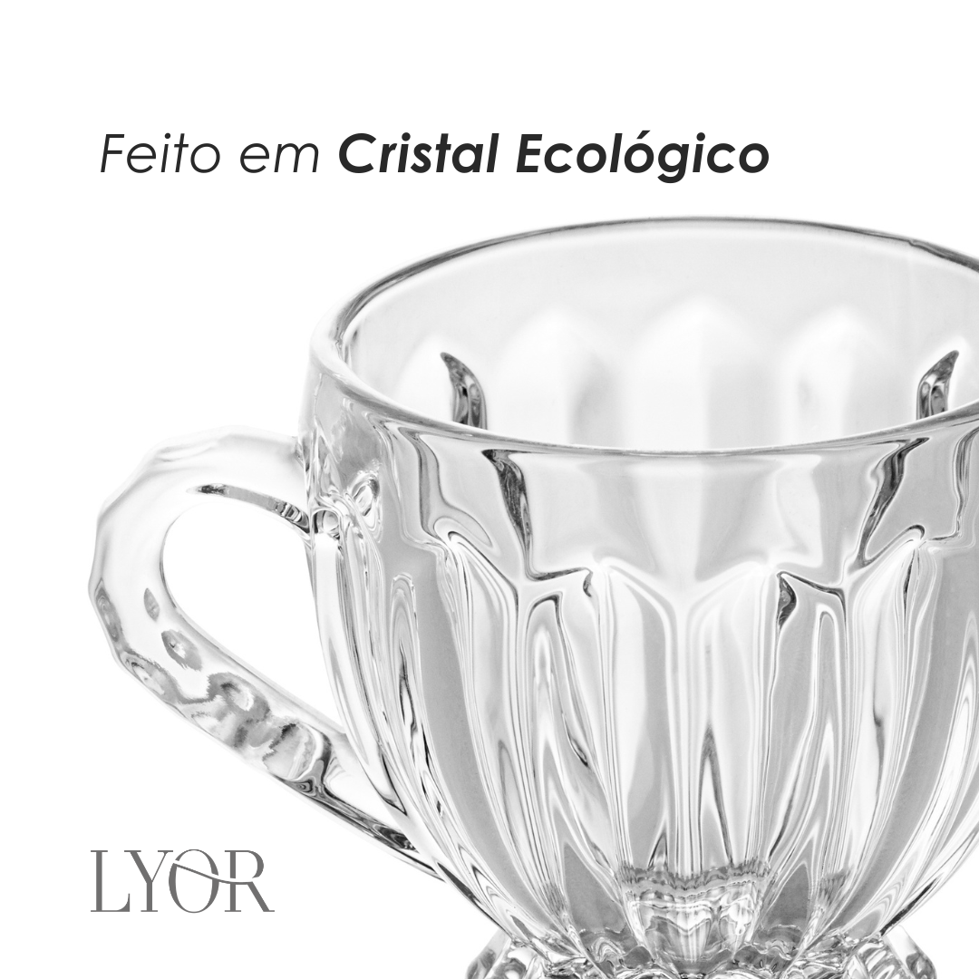 Xícara Renaissance 80ml Cristal Ecológico - Lyor