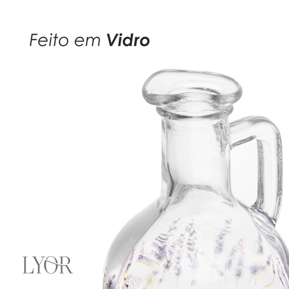Garrafa para Azeite com Tampa de Cortiça Provence 185ml Vidro - Lyor