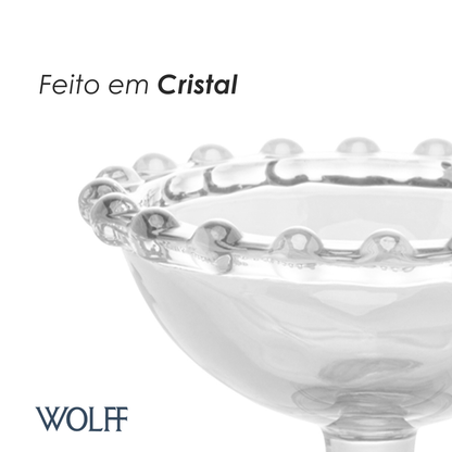 Taça de sobremesa Pearl 8cm x 6cm Cristal Ecológico - Wolff