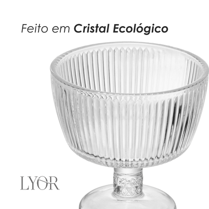 Taça de Sobremesa Dora 160ml Cristal Ecológico - Lyor